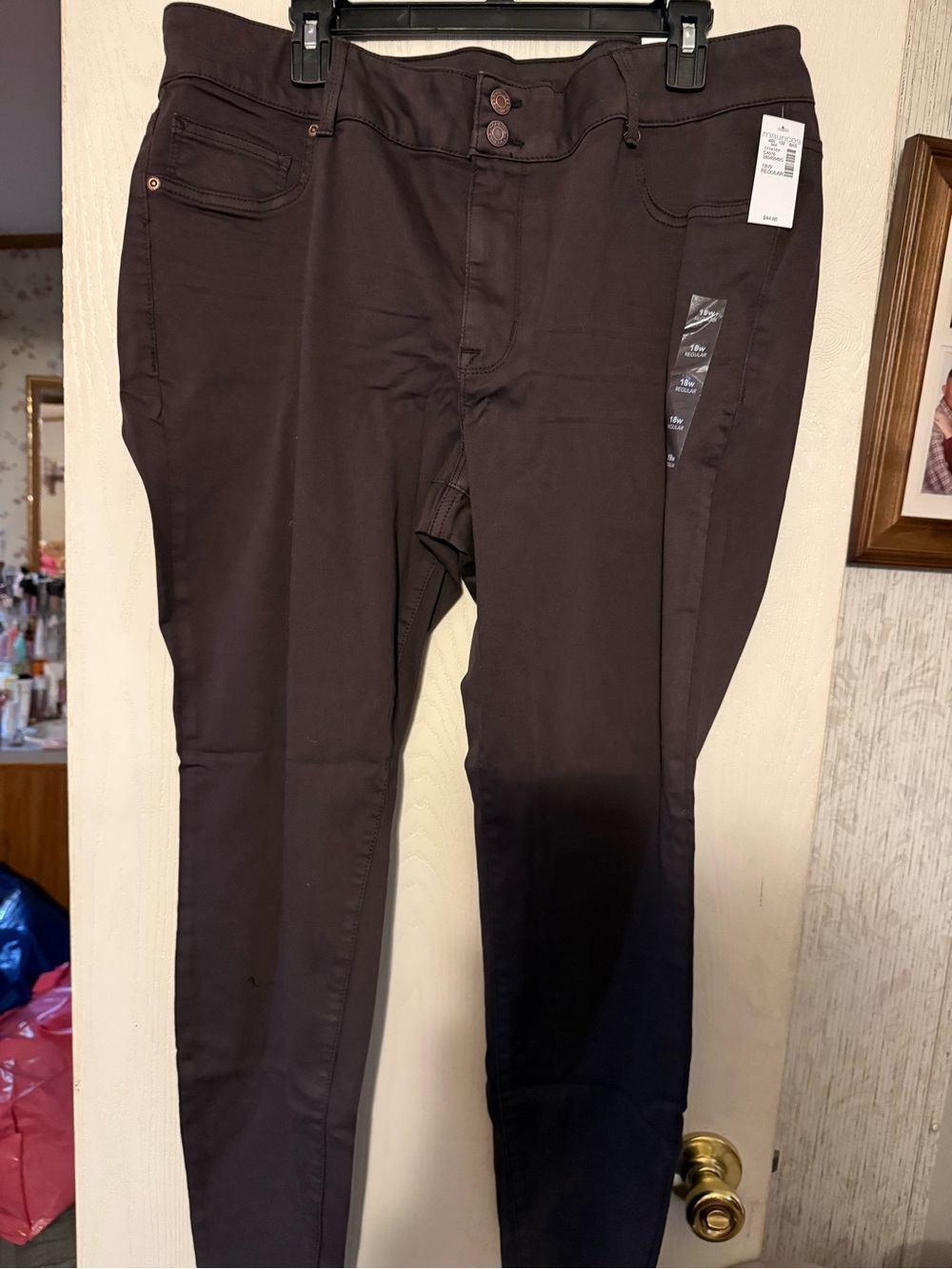 Maurices Women's Dark Chocolate Brown Jeggings